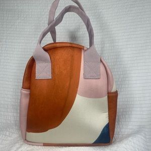 Neoprene lunch bag lightweight multicolor